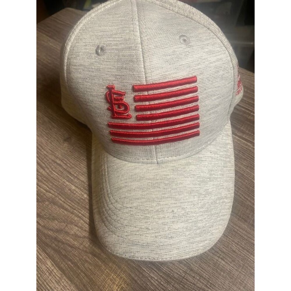 St Louis Cardinals Baseball Hat MLB Country Bob's American Flag Adjustble
